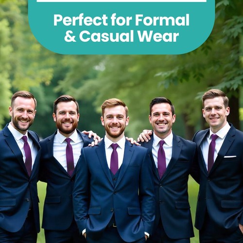 Conjunto de pañuelo cuadrado de bolsillo y corbata delgada para hombre pañuelo boda recepción - Imagen 29 de 123