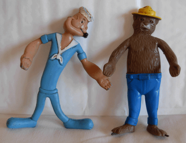 popeye bendable figures