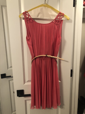 open lace back dress Jessica Simpson 2.0 Bias Dress in Black