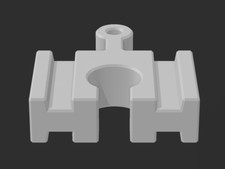 3D Printed Reduction Micro Straight Track x5 5 pieces total 