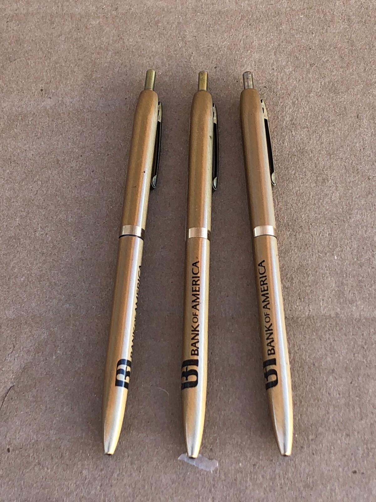 3 VINTAGE BANK OF AMERICA INK PENS eBay