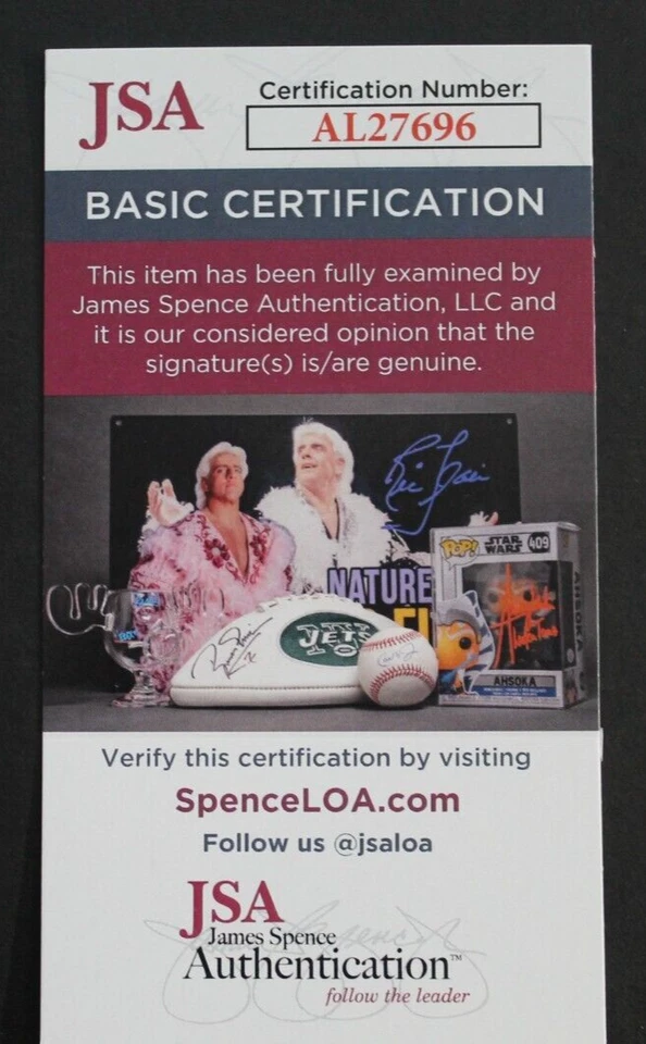 Tommy Lasorda (d.2021) Dodgers Autographed Signed HOF Induction 4x6 Postcard JSA - Image 4 of 4