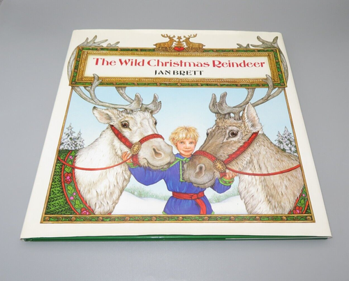 The Wild Christmas Reindeer Jan Brett 1990 hardcover 9780399221927| eBay