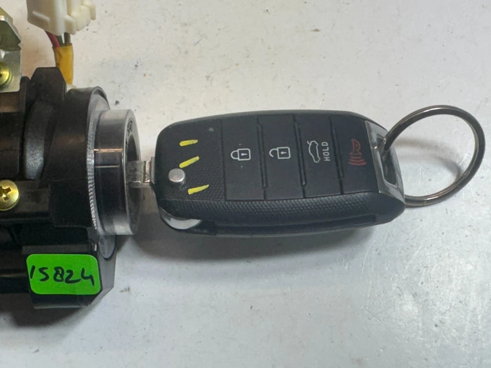 KIA OPTIMA 2014-2015 INTERRUPTOR DE ENCENDIDO BLOQUEO CON LLAVERO OEM Foto 4 de 4
