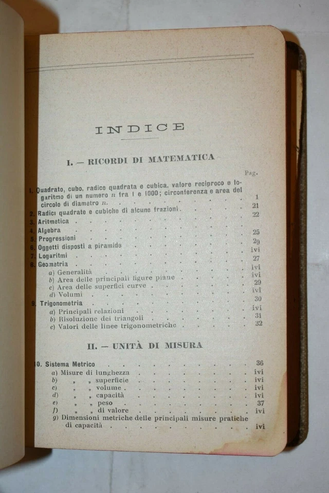 Niccoli PRONTUARIO DELL'AGRICOLTORE e dell'INGEGNERE RURALE Manuali Hoepli 1911 - Immagine 3 di 4