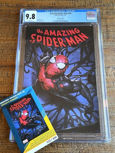 AMAZING SPIDER-MAN #48 CGC 9.8 WOO CHUL LEE C2E2 EXCL VARIANT LE 400 COA RARE