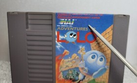 Adventures of Lolo NES gioco Nintendo vintage con manuale testato e funzionante pulito