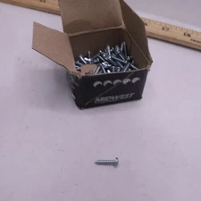 (100-Pk) Midwest Fasteners Combo Pan Sheet Metal Screws Steel 6 x 5/8 03159