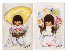 girls boys 70s swap cards playing card single pr