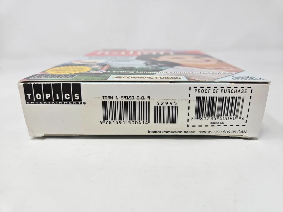 The Euro Method Instant Immersion Italian - 8 Audio CD - Image 3 of 4