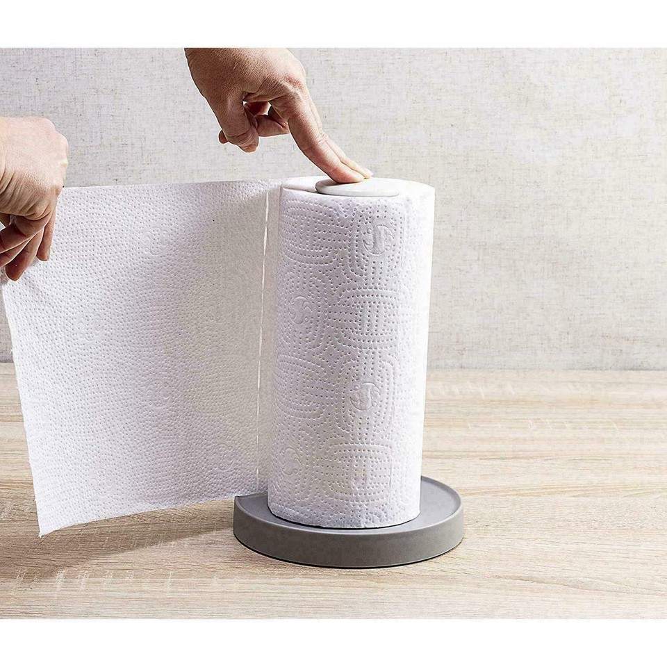 Joseph Joseph Duo Kitchen Roll Holder Push Top To Lock Roll, Non-Slip ...