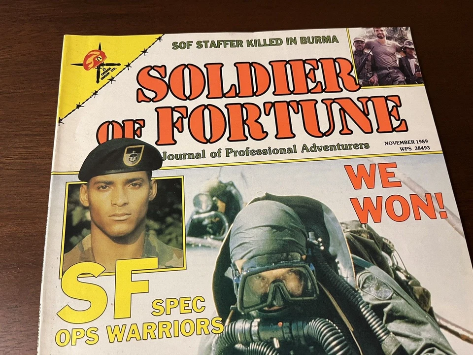 SOLDIER OF FORTUNE MAGAZINE NOVEMBER 1989 SPECIAL FORCES GREEN BERETS - Image 2 of 4