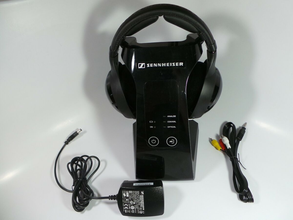 Sennheiser RS220 Wireless Headphones with Charging Stand and Sennheiser RS220 Wireless Headphones with Charging Stand and