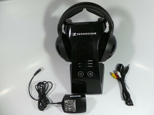 RARE Sennheiser RS220 with Charging Stand /cables Tested Working HDR220 HDR  220 | eBay