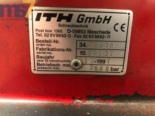 ITH HYDRAULIC BOLT TENSIONER PUMP/ AIR DRIVEN FLUID PUMP WP 2000 BAR - Picture 7 of 8