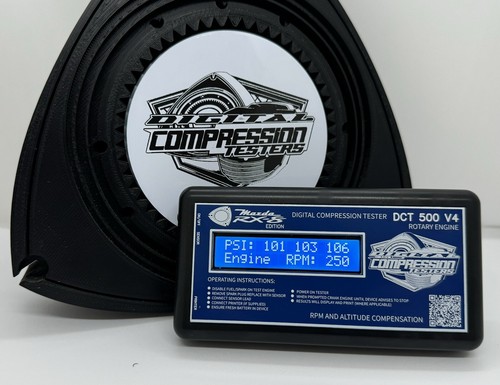 mazda rx8 compression tester - rotary engine, renesis, 13b rotary RPM Normalised - Picture 2 of 3