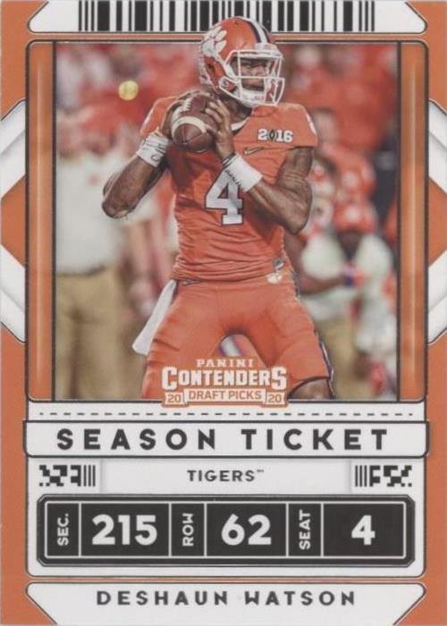 2020 Panini Contenders Draft Picks Deshaun Watson #31 - 1 of 2