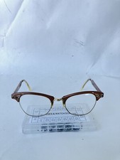 Vintage Artcraft Cateye Browline Eyeglass Frames 46 20 4 1/4 5 1/2 Brown
