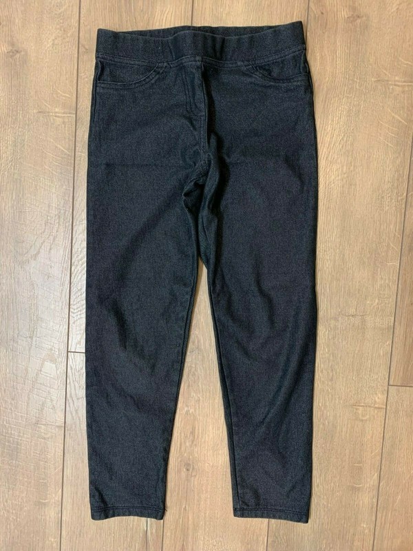 Gap girls black/dark gray leggings size XL GUC