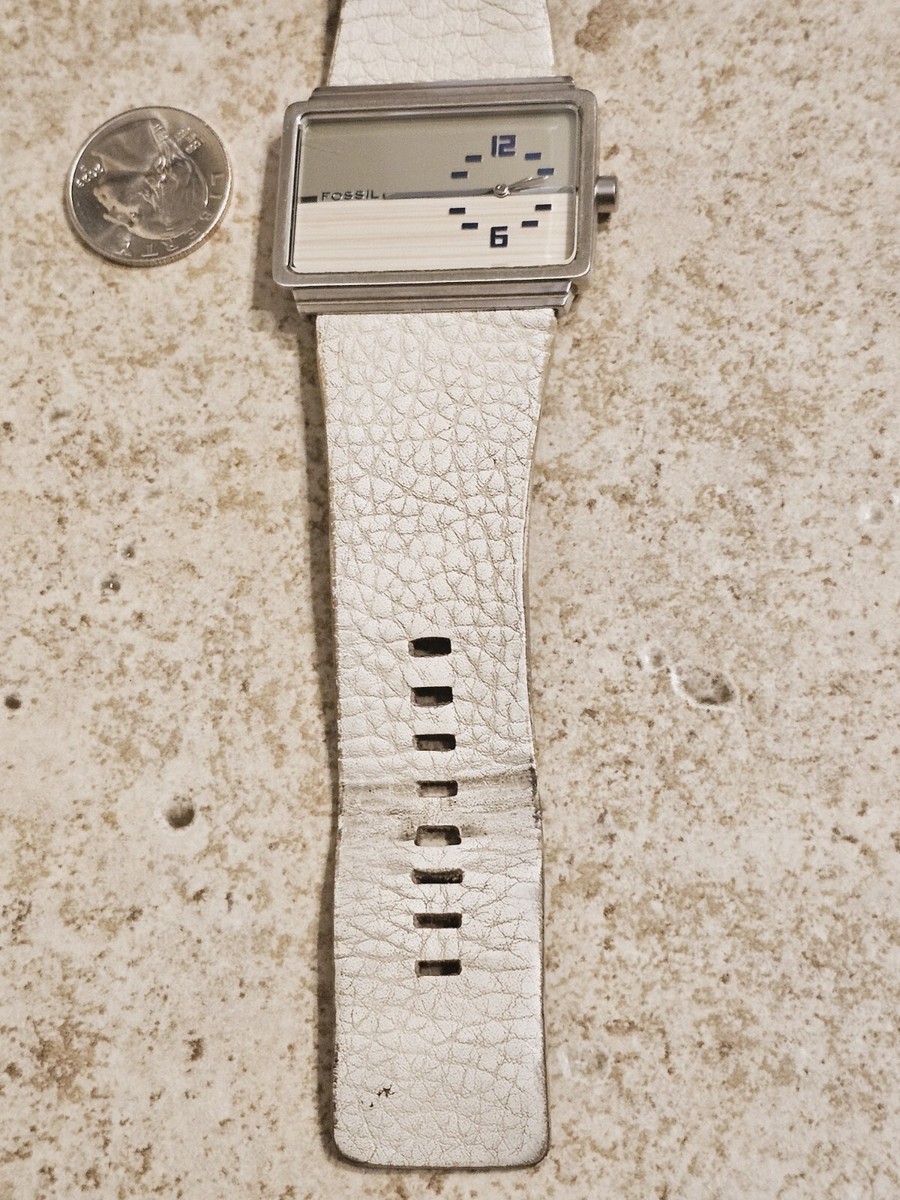 FOSSIL JR-9995 アナログ腕時計 Rare Fossil UNISEX Watch JR-9445 250707 ( RUNNING ) | eBay