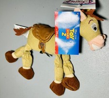 Original Disney Store Toy Story 2 Bullseye Horse 8  Bean Bag Plush New With Tags