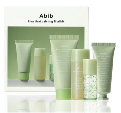 Abib Heartleaf Calming Trial Kit - 4 piece - Authentic & Trusted U.S. Seller