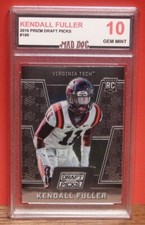 KENDALL FULLER Rookie**2016 Panini PRIZM Gem MINT 10---REDSKINS--MAD DOG GRADING