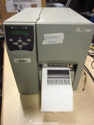ZEBRA S4M S4M00-200E-0200T Thermo Label LAN USB Printer 2069933 INCH / 1 LINE