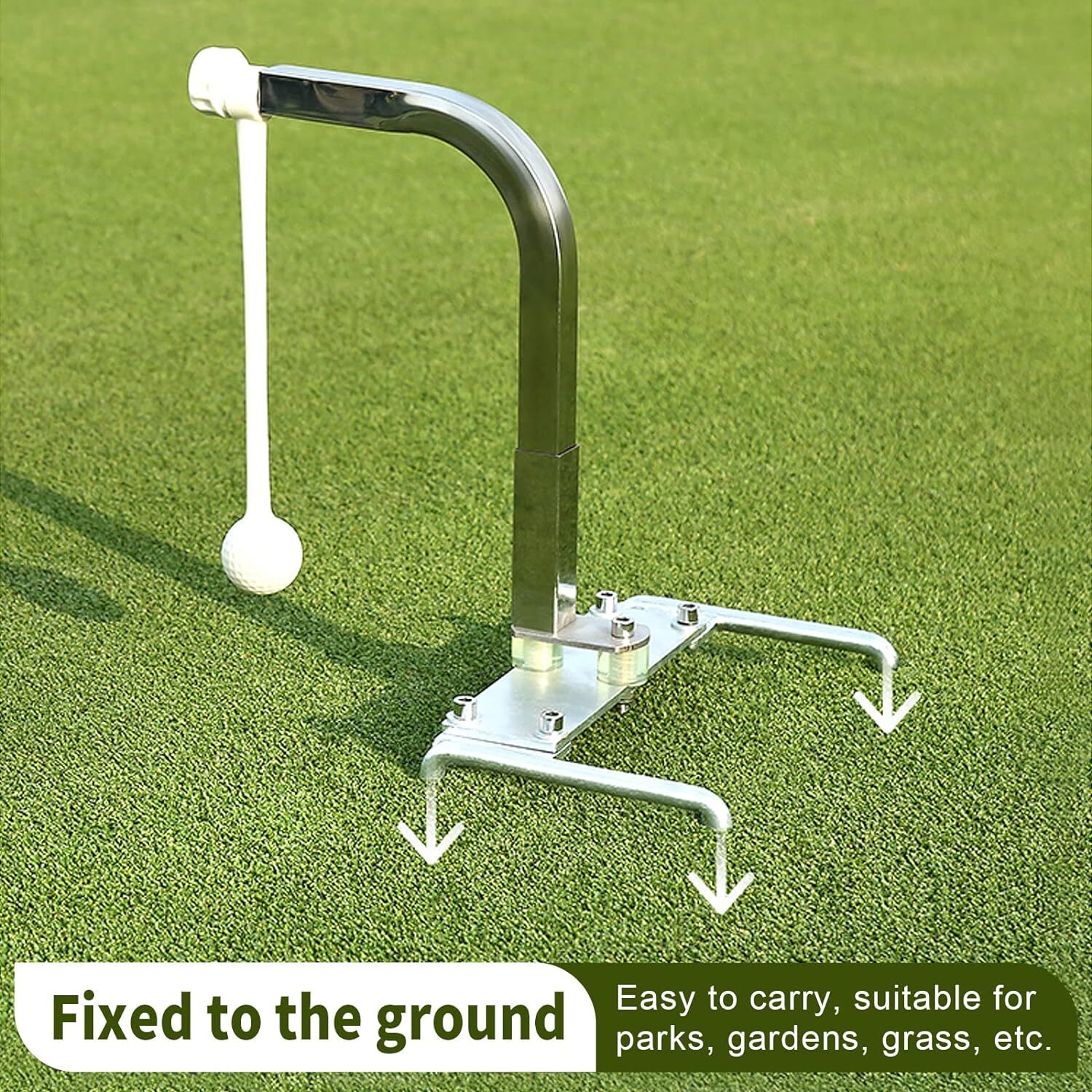 PGM Golf Swing Trainer 2.0 Golf Training Equipment with 5 Adjustable Height