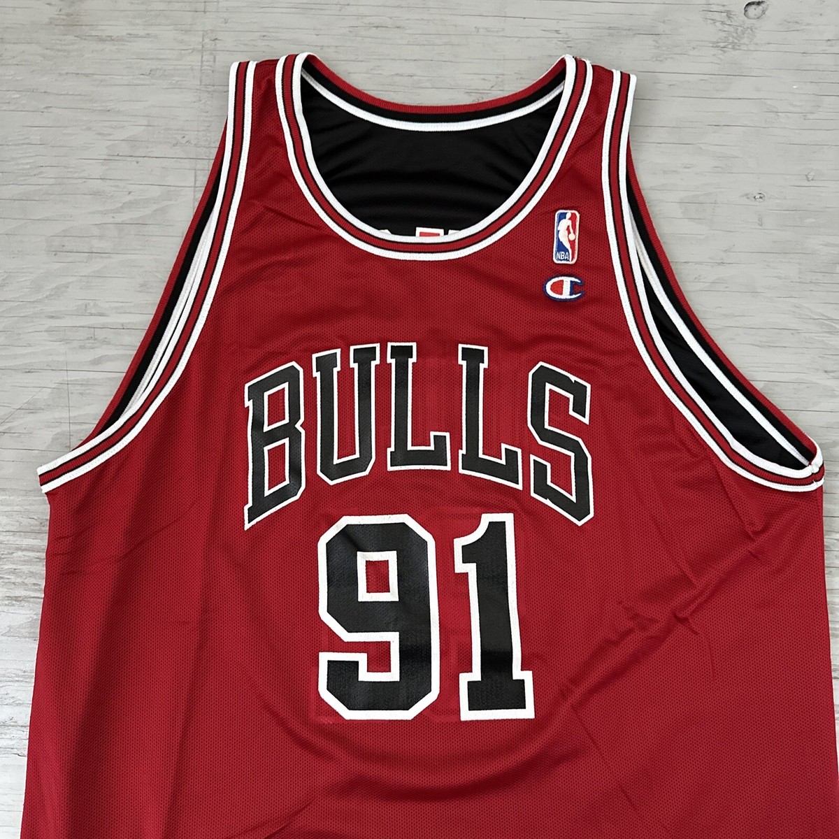Vintage 90s NBA champion Chicago Bulls Dennis Rodman #91 Vintage 90s NBA champion Chicago Bulls Dennis Rodman #91