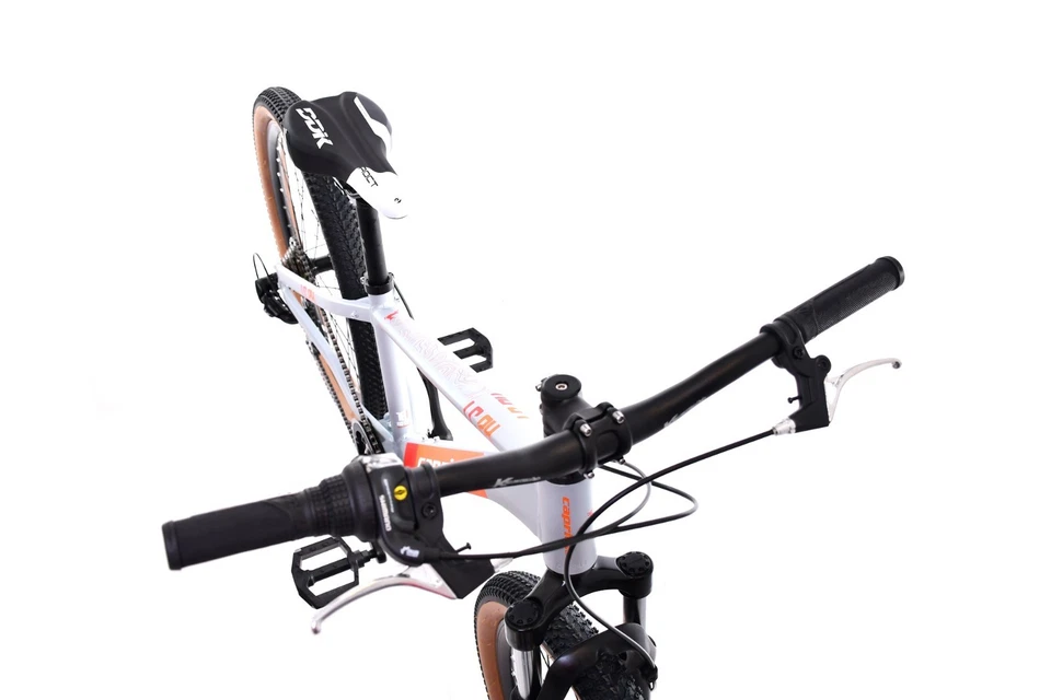 24 Zoll ALU Mountainbike Capriolo LC240 2D FS, Shimano 7G - grey orange, B-WARE - Bild 3 von 4