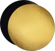 Set Di 10 Supporti per Torte in Scatole Di Colore E Taglia a Scelta (Oro/Nero, 3