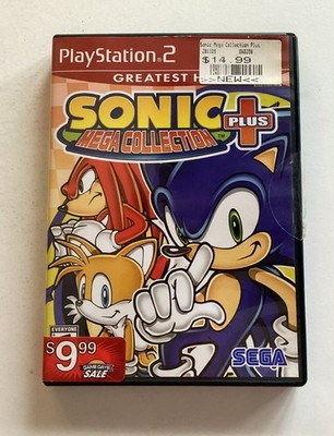 Sonic Mega Collection Plus (Sony PlayStation 2, 2004) PS2 CIB Complete Tested