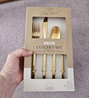 Stacey Solomon Brushed Gold 16 Piece Cutlery Set ***BRAND NEW***
