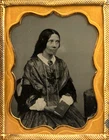 1/9 Plate Native American Woman Sarah Ridge Paschal Pix, Full Leather Union Case