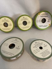 Floral garden ribbon5-asst. Rolls 51 Feet X 5/8 New