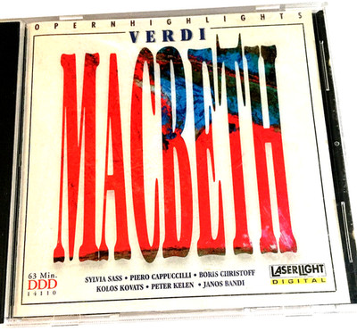 Verdi Macbeth CD Ships Same Day With Tracking