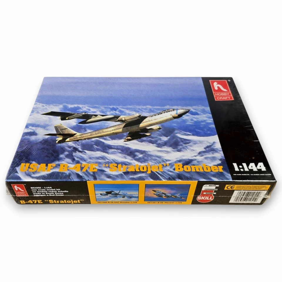 1998 Hobby Craft USAF B-47E "Stratojet" Bomber 1:144 Scale Kit-HC1251 New Sealed - Image 4 of 4