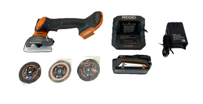 #ad #ad RIDGID 18V SubCompact 3 in Multi Material Saw W 2 Ah Battery amp; Charger R87547KN $129.99