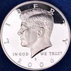 2006-S Kennedy Silver Half Dollar Ch DCAM Proof