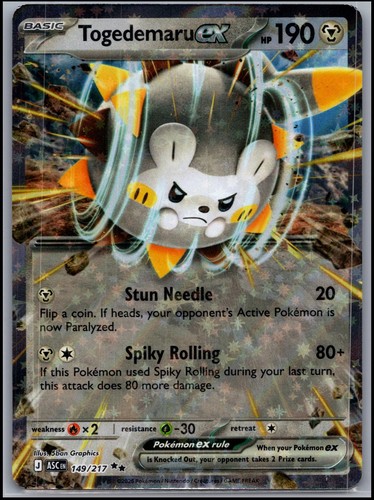 TOGEDEMARU EX 149/217 Ascended Heroes HOLO NM