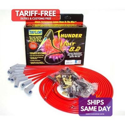 Taylor/Vertex 83253, Kit Univ Thundervolt Plug Wire Set 135 Deg Red Performance - Picture 1 of 10