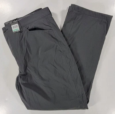 NWT Eddie Bauer Fleece Lined Tech Pants Mens 38x32 Gray NEW Performance Stretch - Image 1 of 4