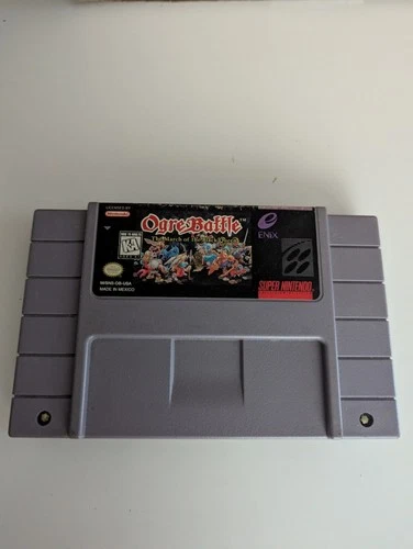 Ogre Battle: The March of the Black Queen (Super Nintendo, 1995) Authentic game