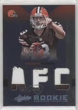 2012 Absolute Premiere Materials AFC/NFC Prime /25 Brandon Weeden #205 Rookie RC