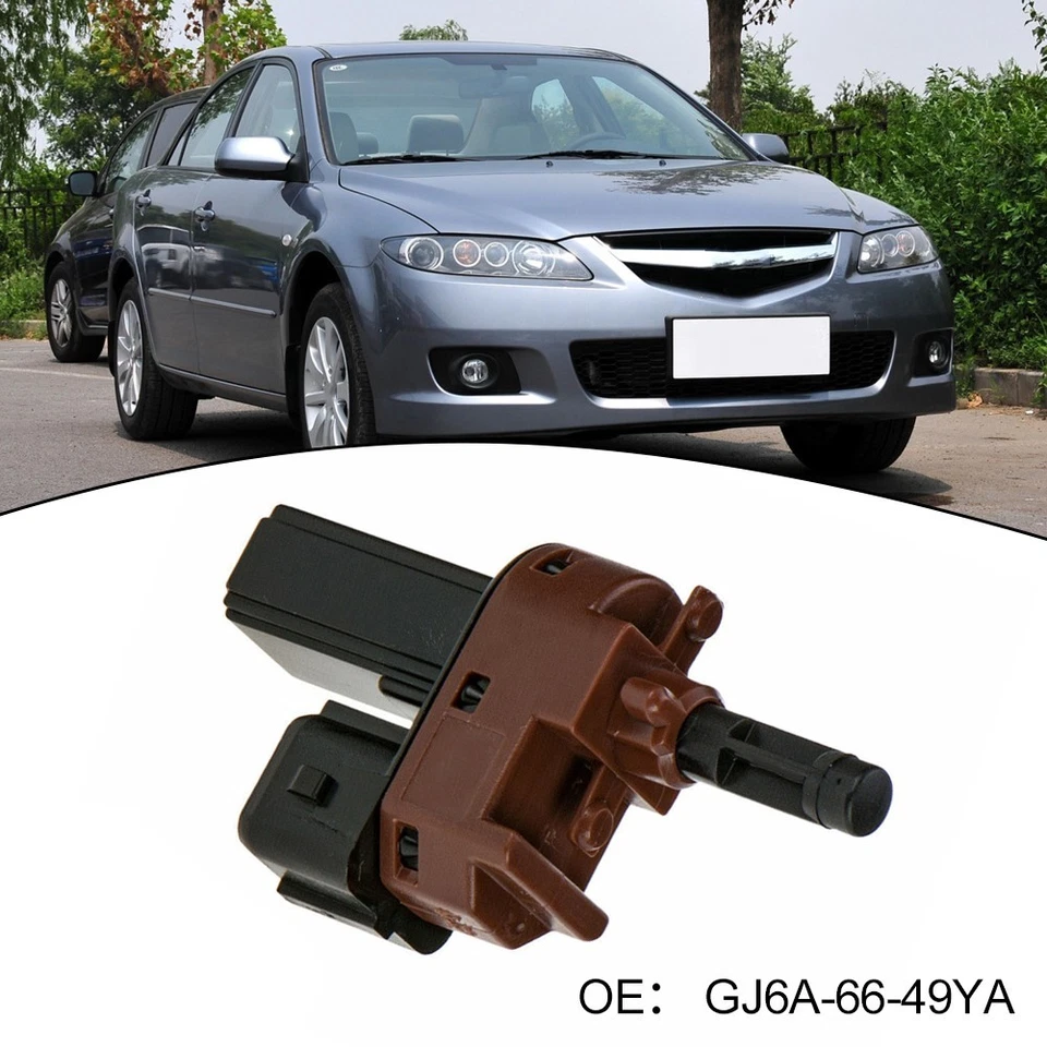 Brown ABS Clutch Pedal Switch for Mazda 6 For MX5 For Miata For RX8 GJ6A6649YA - Image 2 of 4