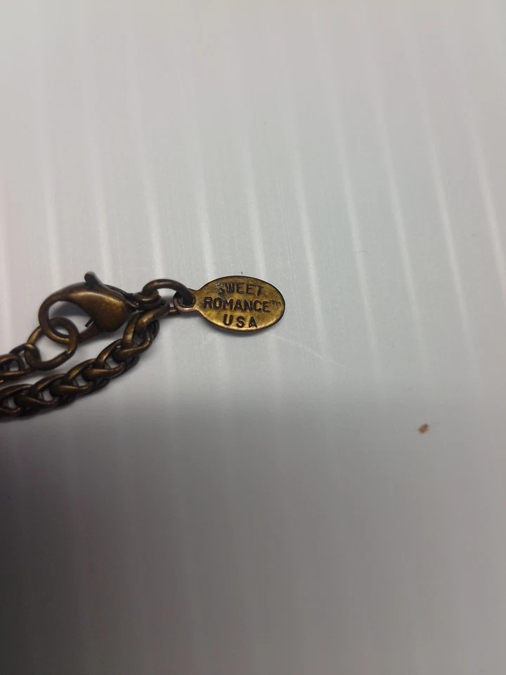 Collar gótico steampunk dulce romance con colgante de lupa para mujer Foto 4 de 4