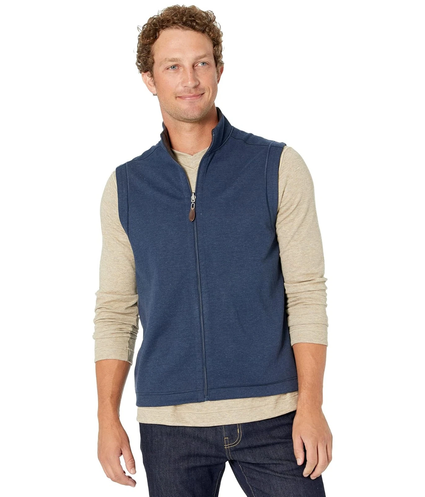 Man's Coats & Outerwear Johnston & Murphy Reversible Solid Vest