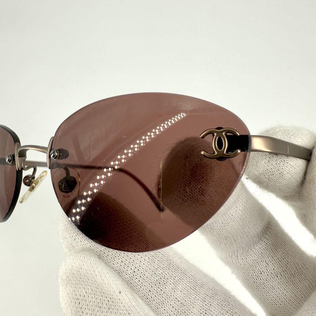 CHANEL 4003 c.116/75 Sunglasses COCO mark No case Used from