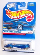 1:64 1999 HOT WHEELS 2000 FIRST EDITIONS PHANTASTIQUE BLUE #9/36 24373 #069 NIP